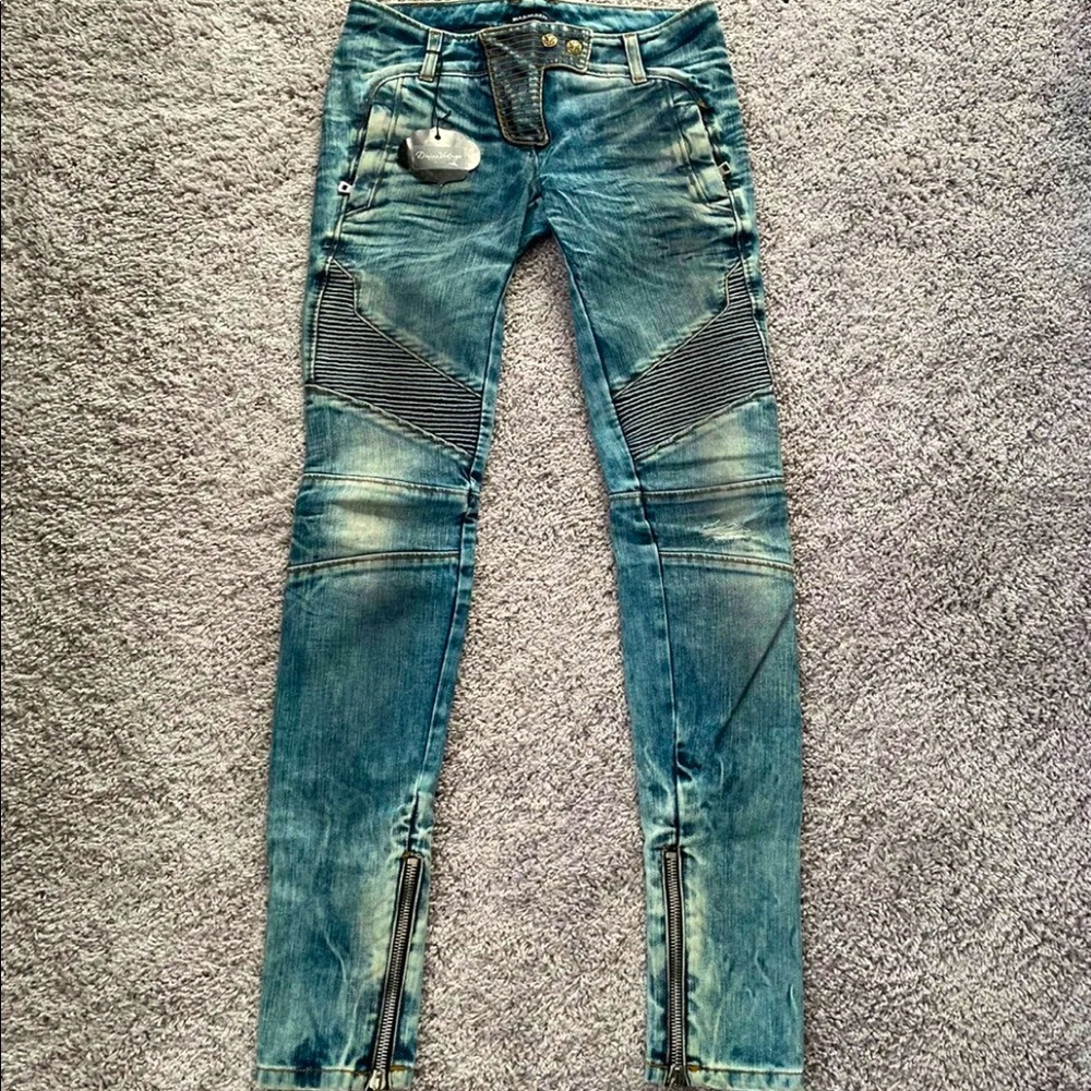 Balmain Biker Jeans